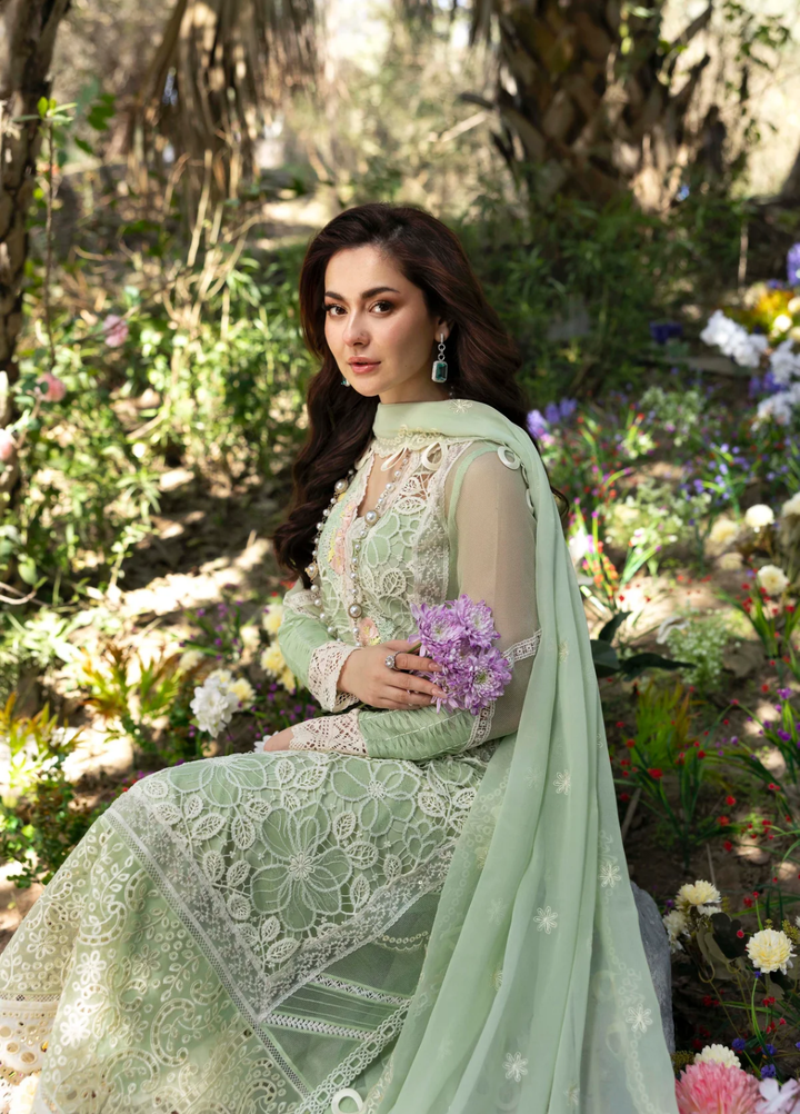 Sable Vogue Unstitched Embroidered Net 3 Piece Suit SV26UL SL-06-25 - Summer Collection