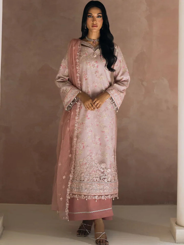 Salitex Unstitched Embroidered Chiffon 3 Piece Suit SUNS8CH522 Festive Collection