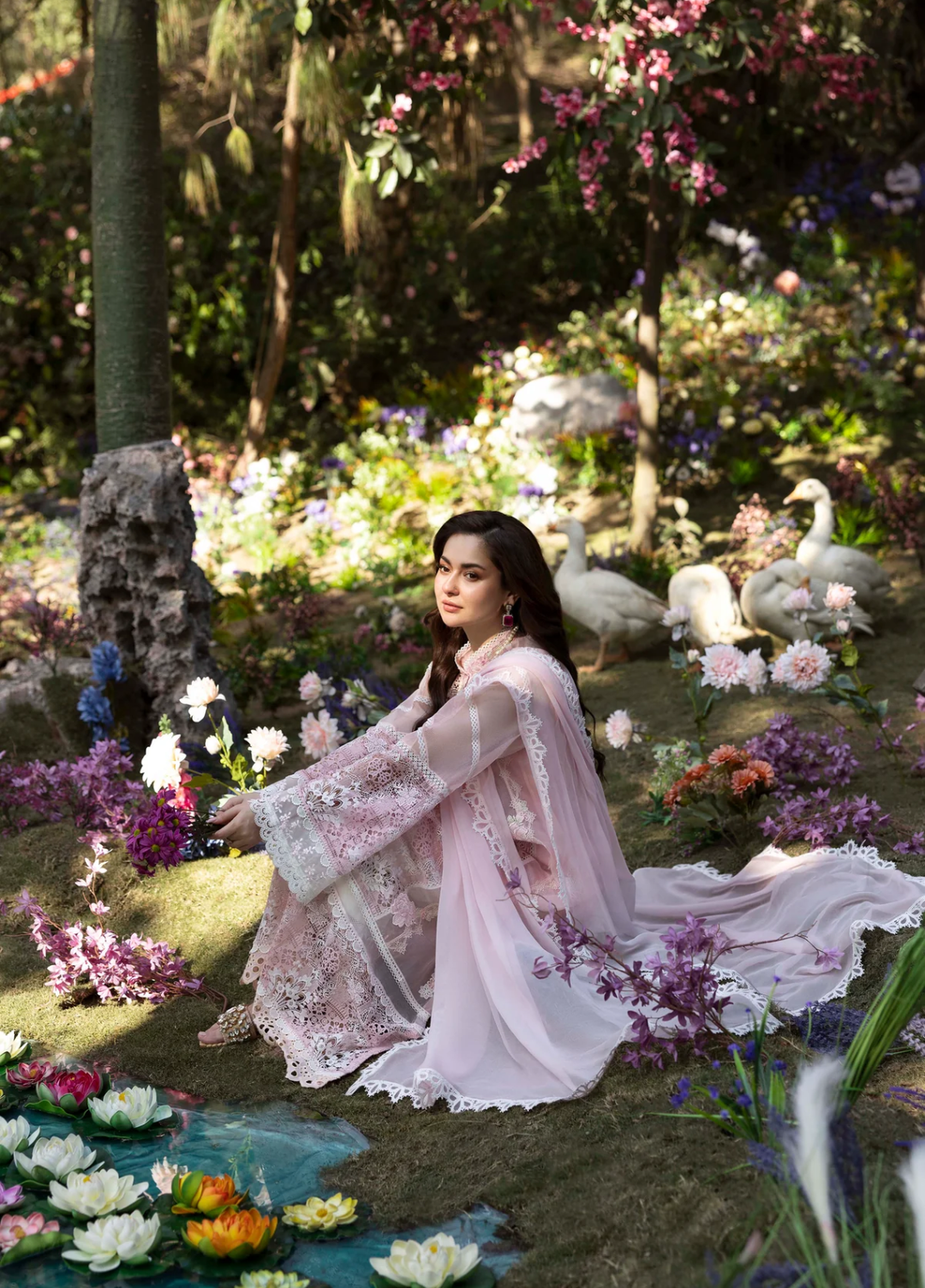 Sable Vogue Unstitched Embroidered Net 3 Piece Suit SV26UL SL-07-25 - Summer Collection