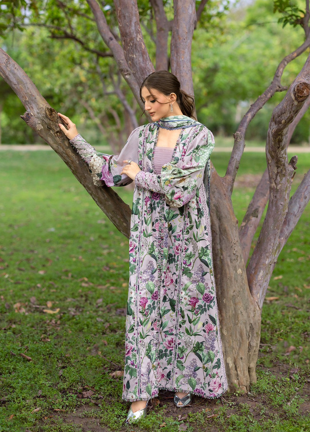 Bridgerton by Elaf Unstitched Printed Lawn 3 Piece Suit EL26ULB EPB-3A - Summer Collection