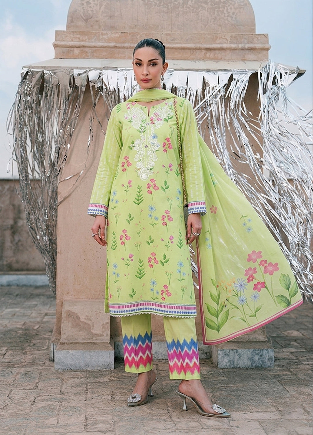 Daily Wear by HZ Textiles RTW Embroidered Lawn 3 Piece Suit HZ26PDW CPE-3P-049 - Casual Collection