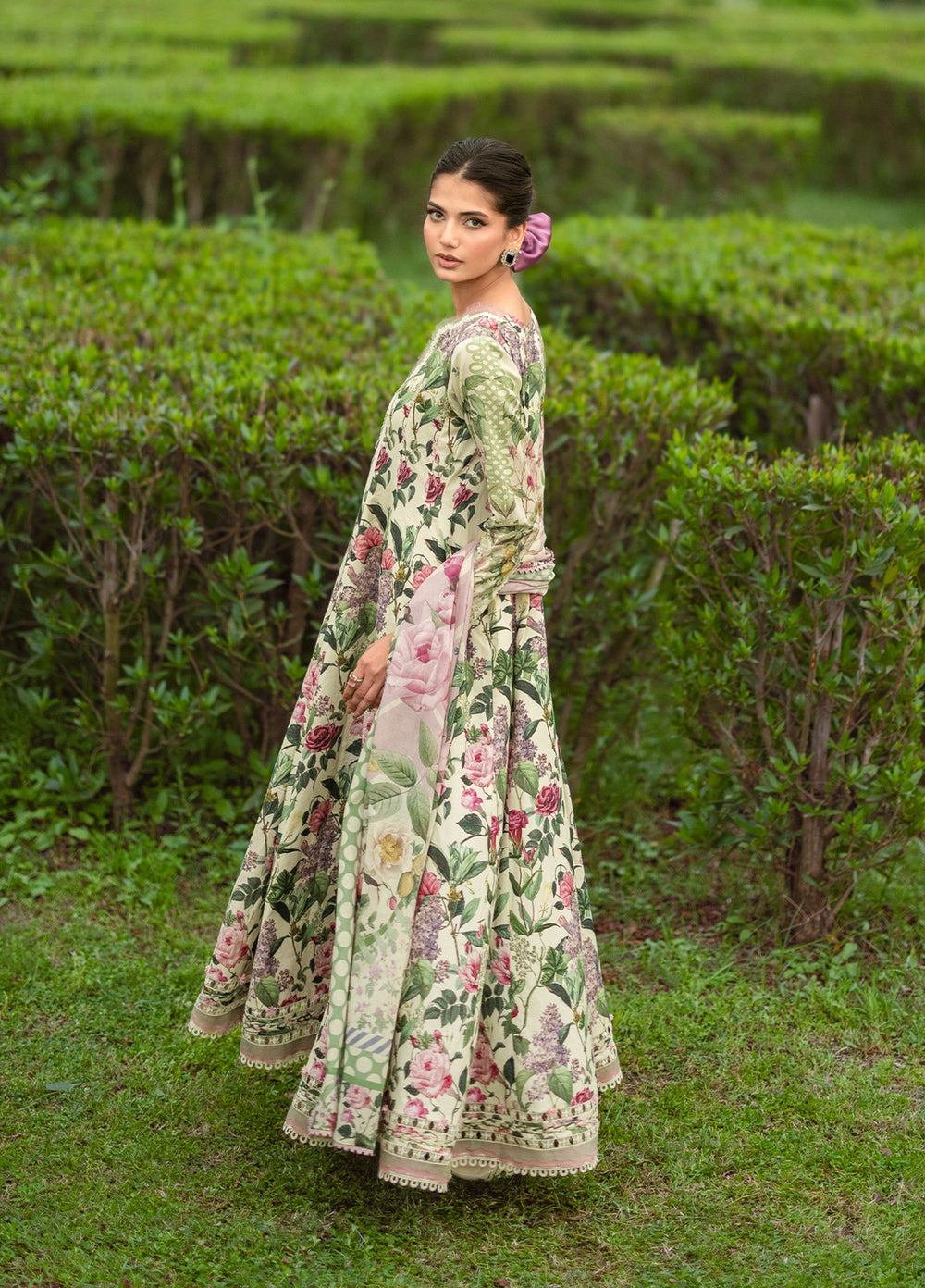 Bridgerton by Elaf Unstitched Printed Lawn 3 Piece Suit EL26ULB EPB-3B - Summer Collection