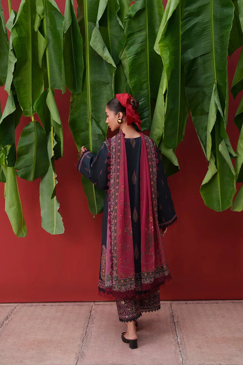Laanem by Saira Rizwan Unstitched Embroidered Lawn 3 Piece Suit SR26ULL AZAI-A - Summer Collection