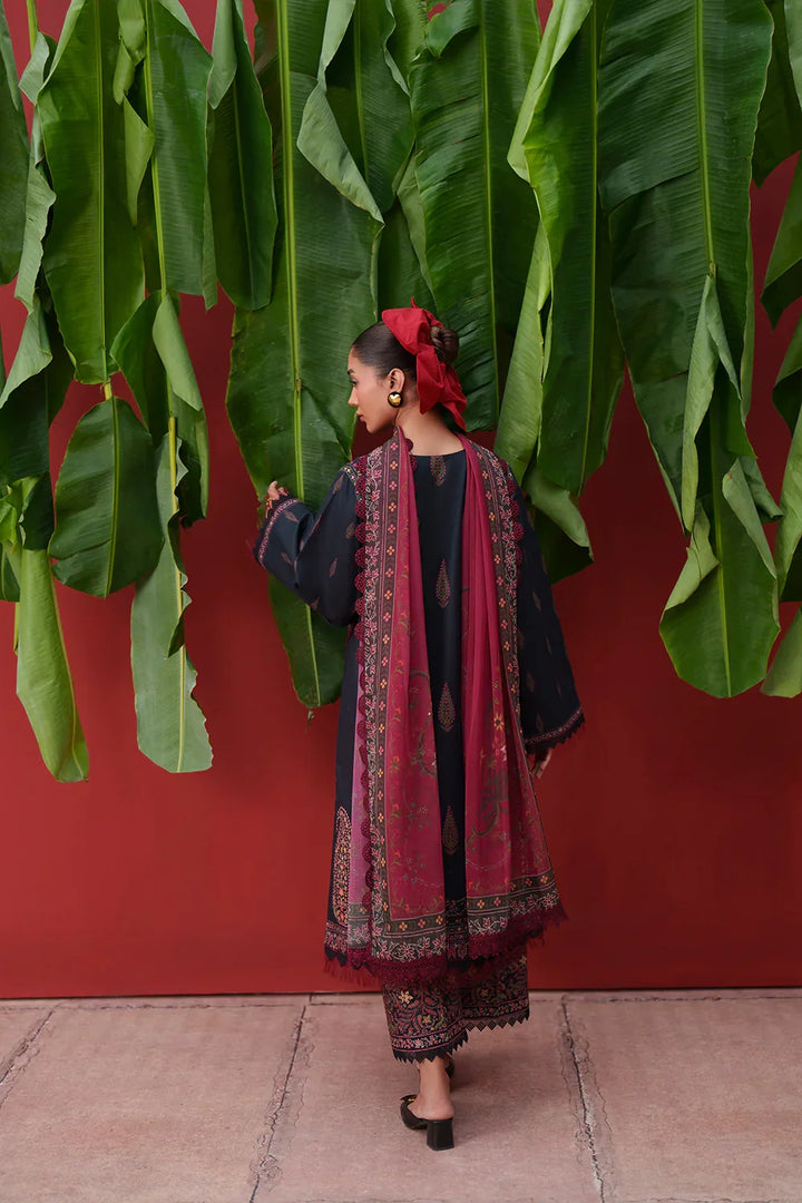 Laanem by Saira Rizwan Unstitched Embroidered Lawn 3 Piece Suit SR26ULL AZAI-A - Summer Collection