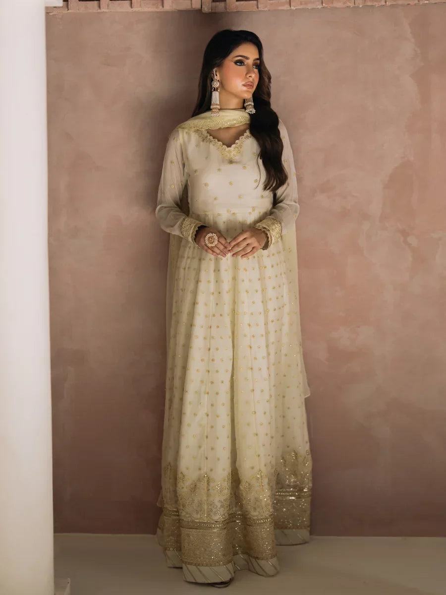 Salitex Unstitched Embroidered Chiffon 3 Piece Suit SUNS8CH504 Festive Collection