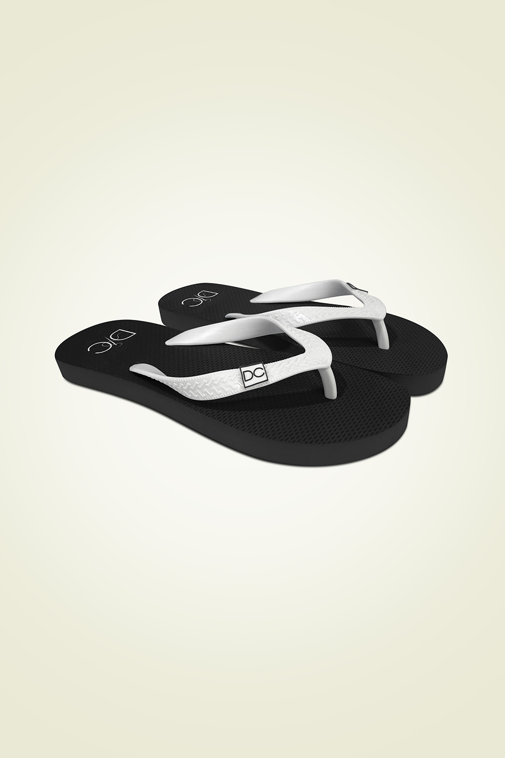 Divinely Crafted Women Flip Flops Black WFF-1225-BLK - Summer Collection