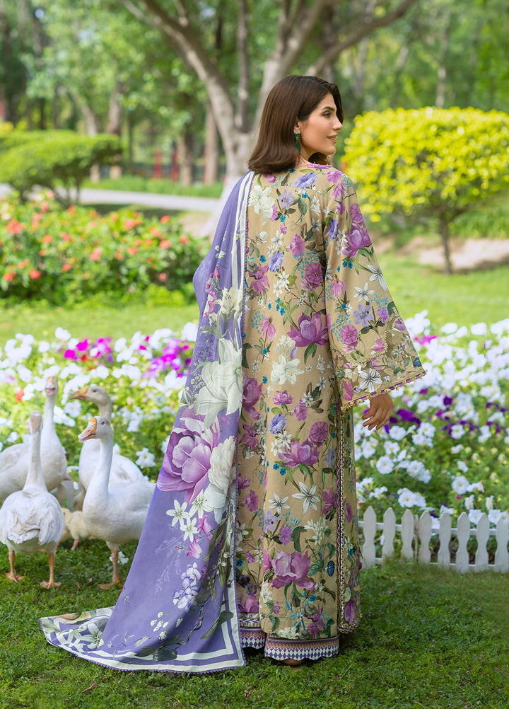 Bridgerton by Elaf Unstitched Printed Lawn 3 Piece Suit EL26ULB EPB-4A - Summer Collection