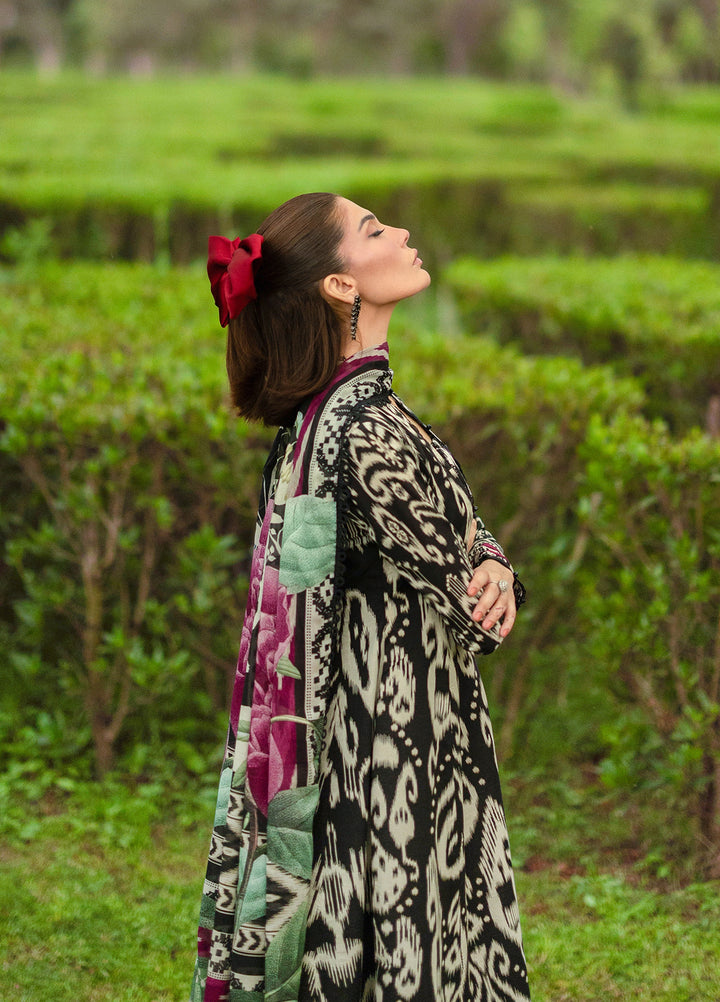 Bridgerton by Elaf Unstitched Printed Lawn 3 Piece Suit EL26ULB EPB-1B - Summer Collection