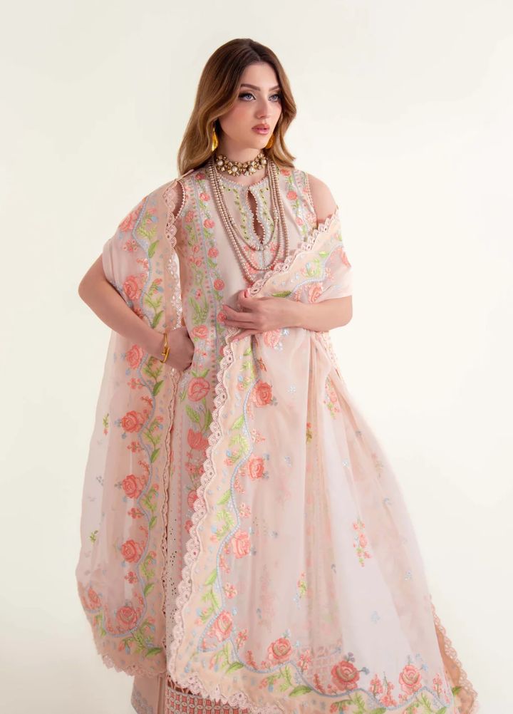 Sable Vogue Unstitched Embroidered Lawn 3 Piece Suit SV26UL SL-03-25-V2 - Summer Collection