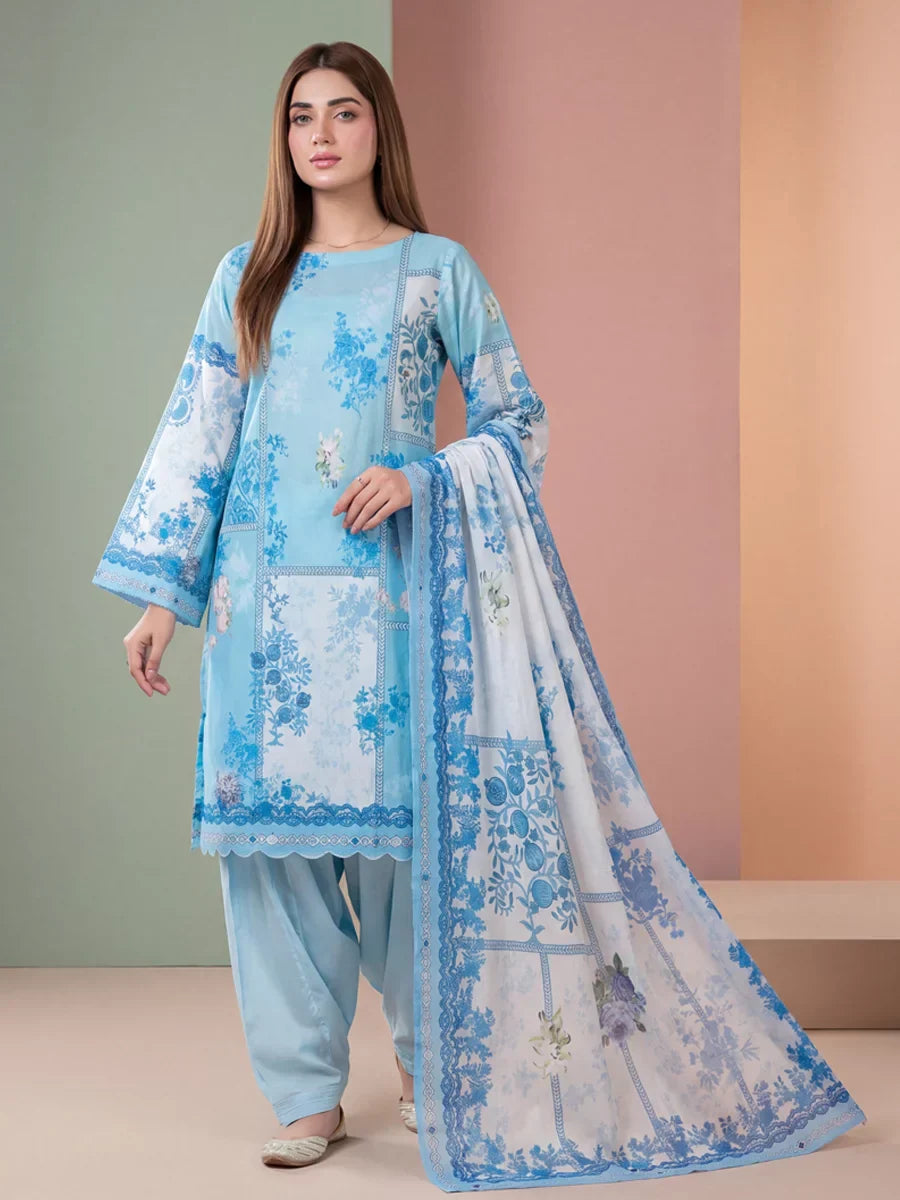 Salitex Women Unstitched Printed Lawn 3 Piece Suit SSW8U3P449 Casual Collection