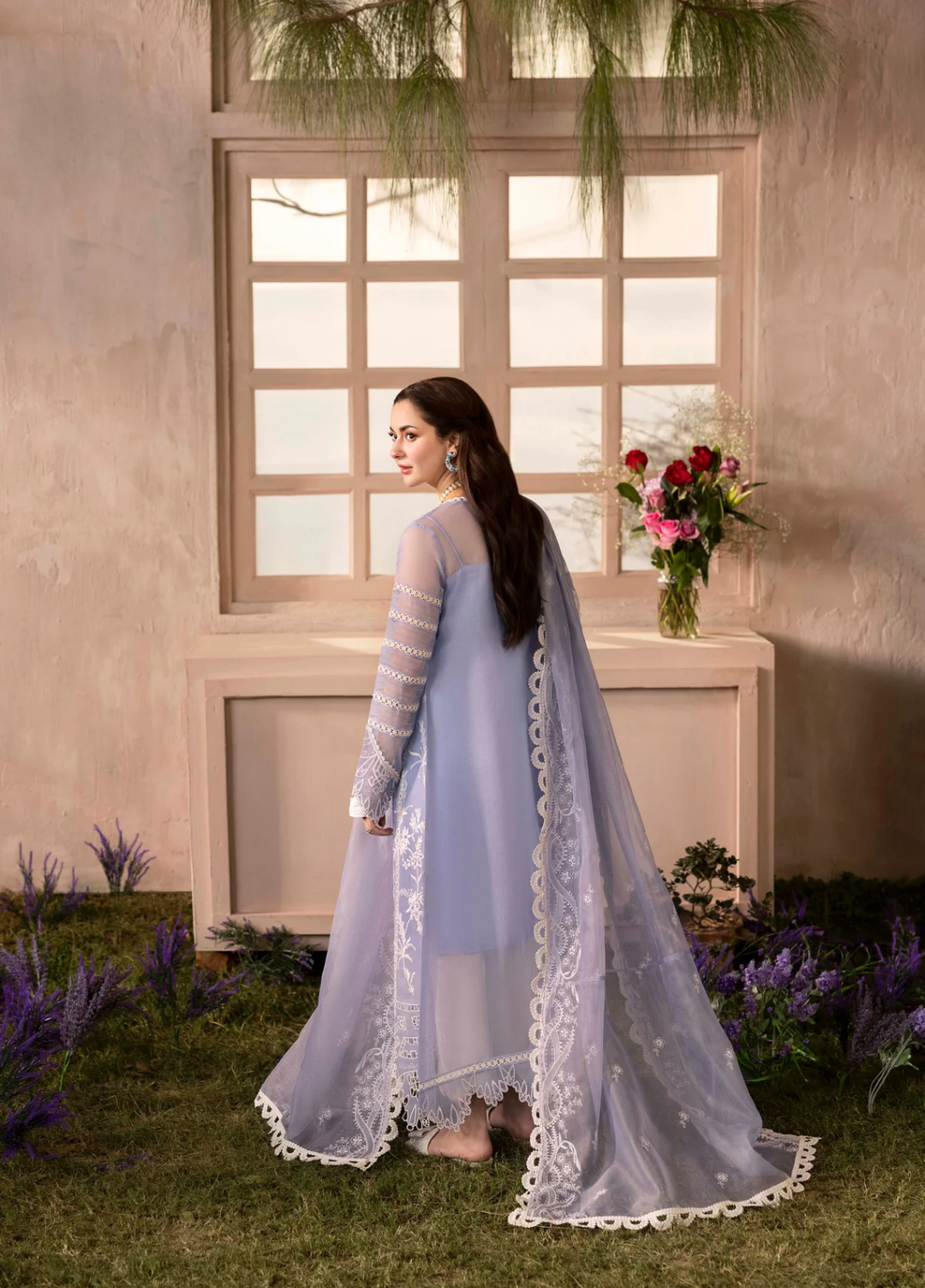 Sable Vogue Unstitched Embroidered Organza 3 Piece Suit SV26UL SL-04-25 - Summer Collection
