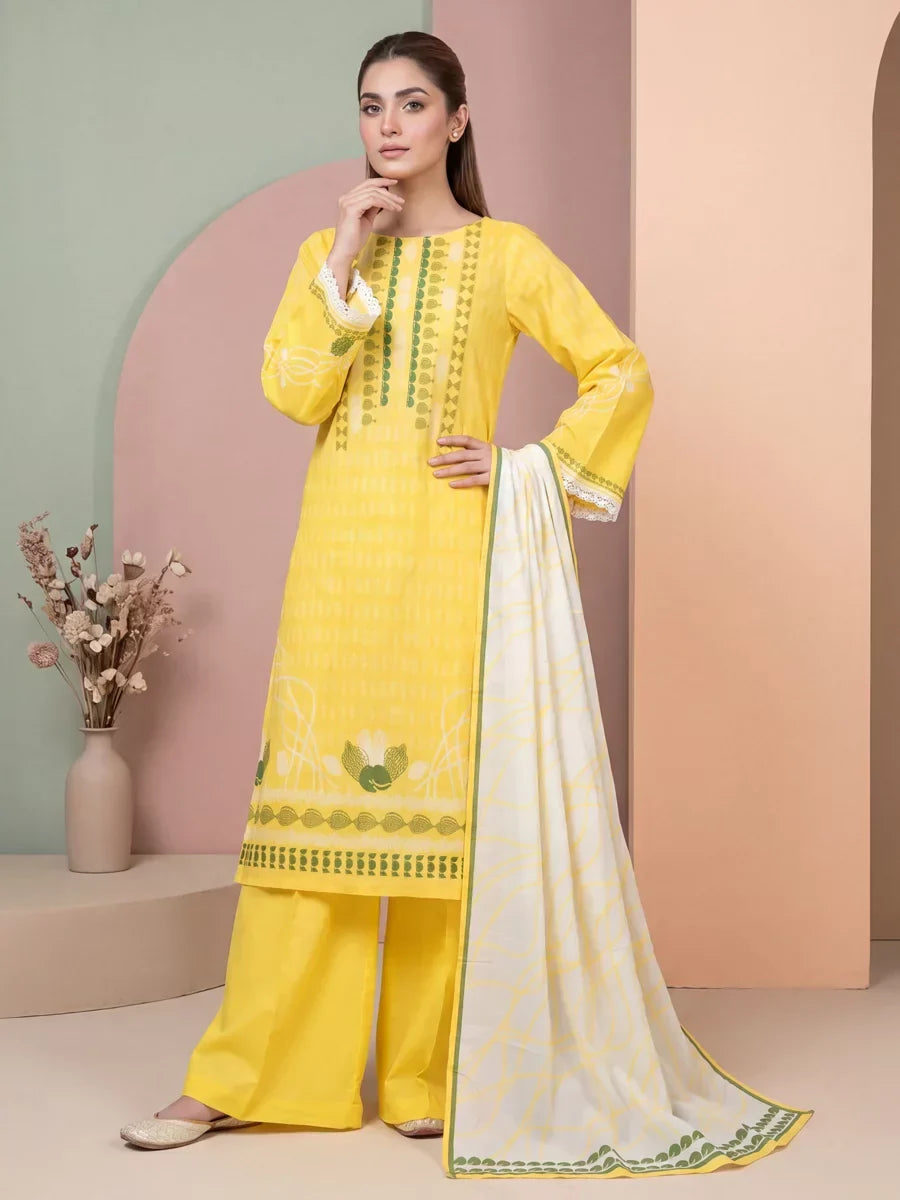 Salitex Women Unstitched Printed Lawn 3 Piece Suit SSW8U3P440 Casual Collection