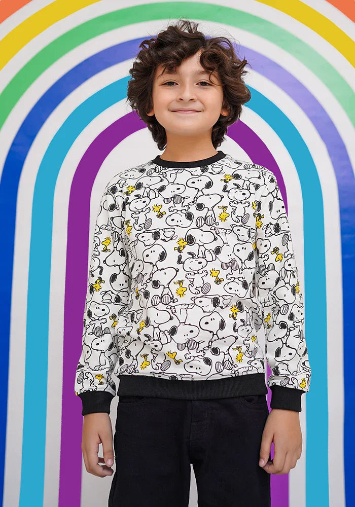 Ochre RTW Printed Fleece Sweatshirt Boys 1 Piece OKB-285 - Winter Collection