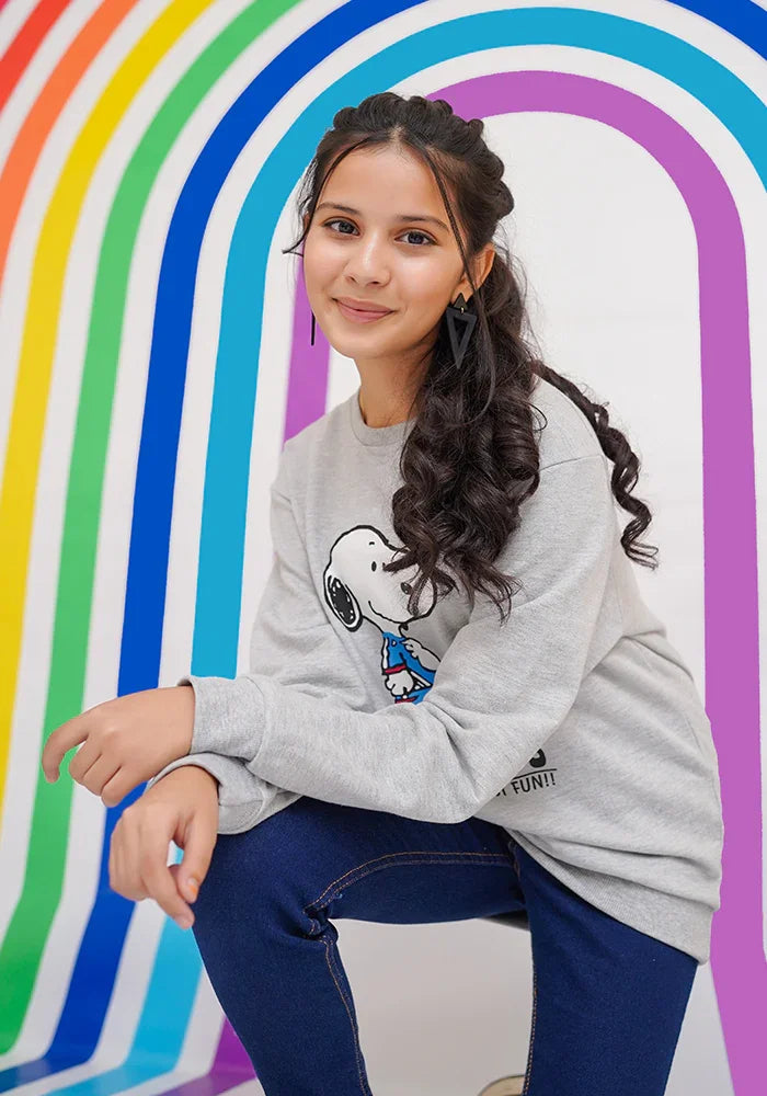 Ochre RTW Printed Terry Sweatshirt Girls 1 Piece OGK-270 - Winter Collection