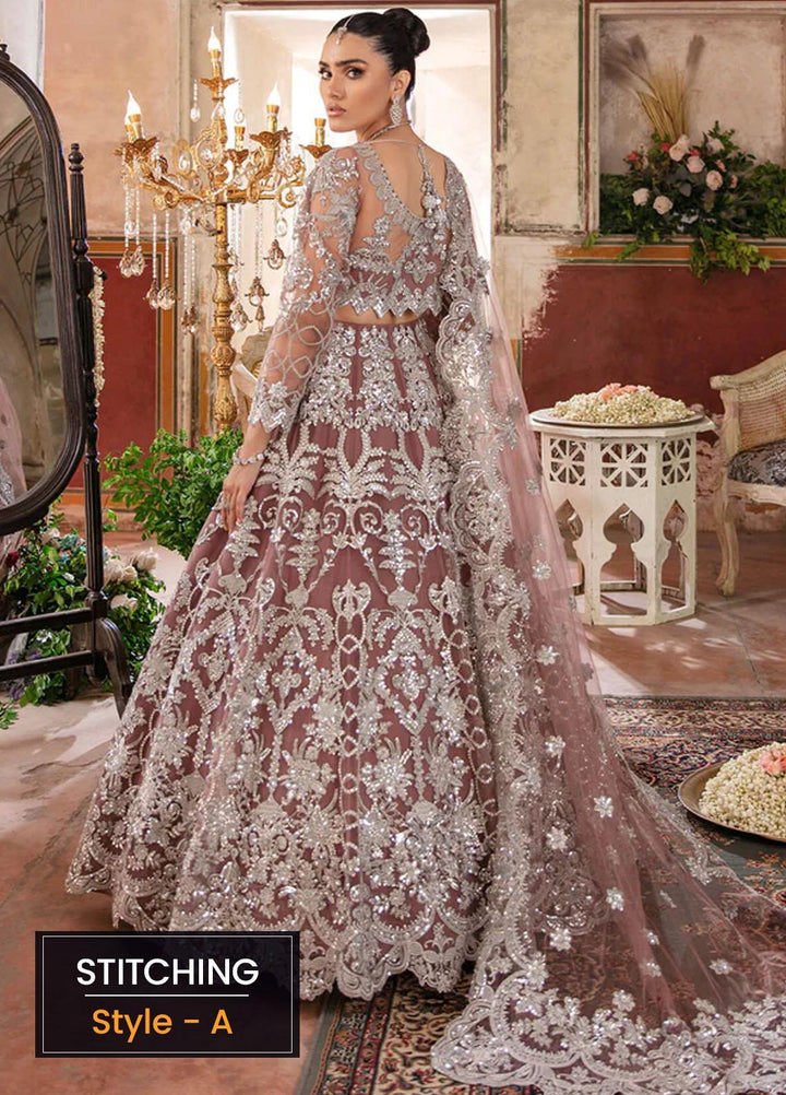 Aangan by Imrozia Premium Embroidered Net Suits Unstitched 3 Piece IMP22A IB-24 Afreen - Bridal Collection