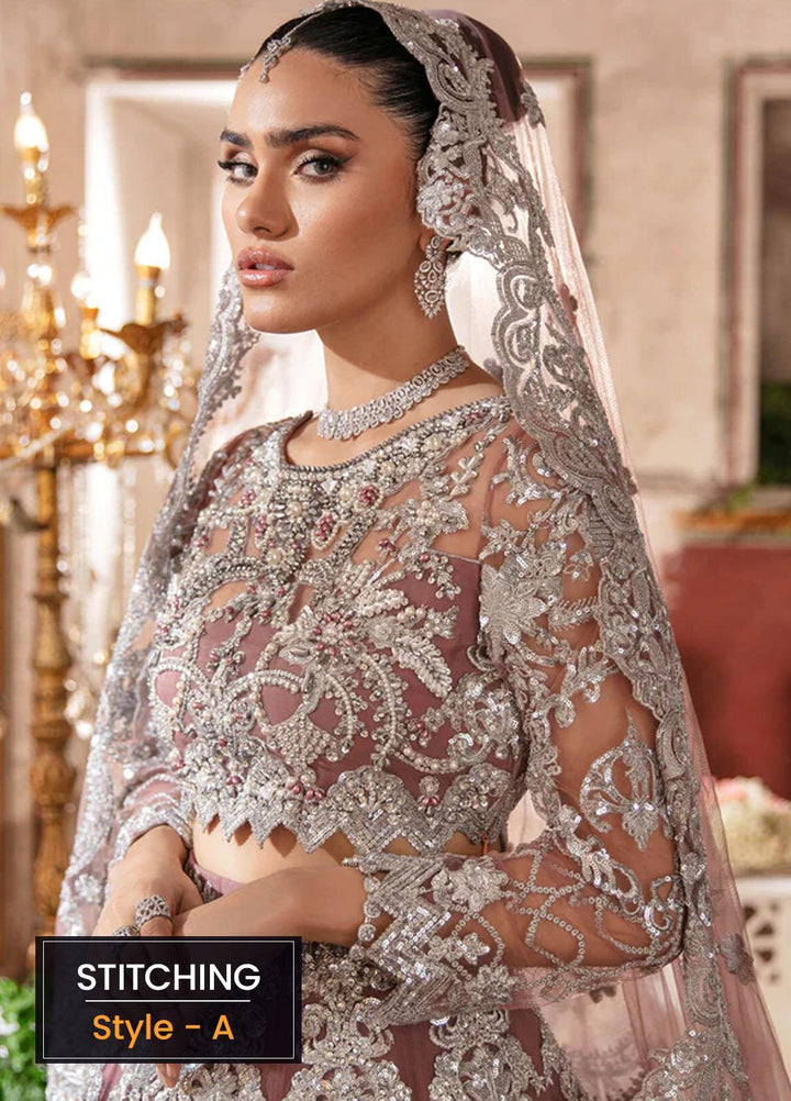 Aangan by Imrozia Premium Embroidered Net Suits Unstitched 3 Piece IMP22A IB-24 Afreen - Bridal Collection