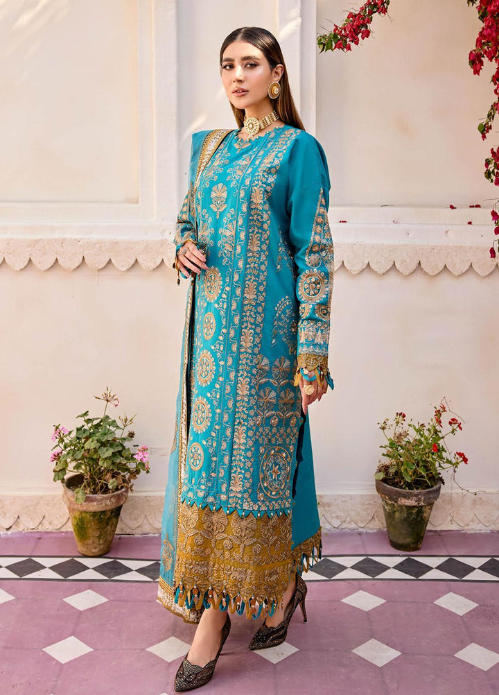 Eid e Nobahar By Maryum N Maria Embroidered Lawn Suits Unstitched 3 Piece MNM23EN MLFD-091 THANKFUL - Luxury Summer Collection