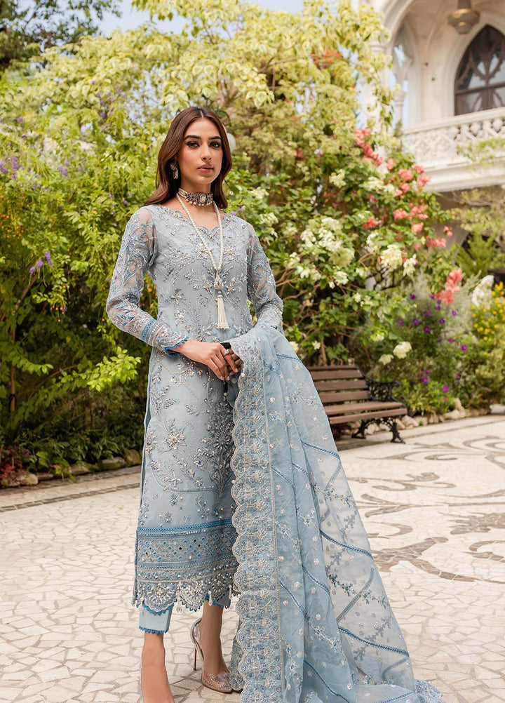 Gulaal Luxury Embroidered Organza 3 Piece Dress GL22LP-1 02 Estirah