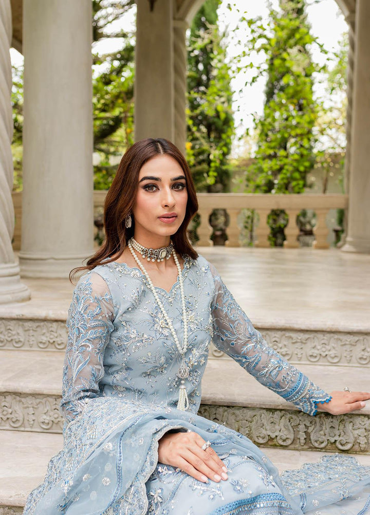 Gulaal Luxury Embroidered Organza 3 Piece Dress GL22LP-1 02 Estirah