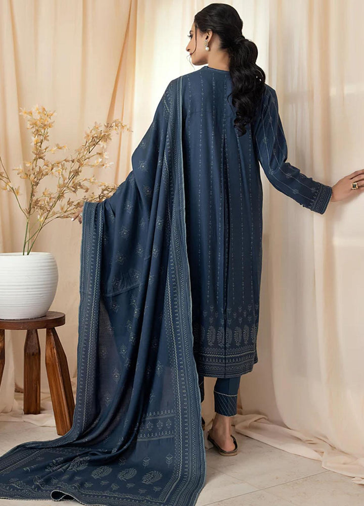 Lakhany Printed Cashmere Wool Suits Unstitched 3 Piece LSM22CV CVC-1006-C - Winter Collection