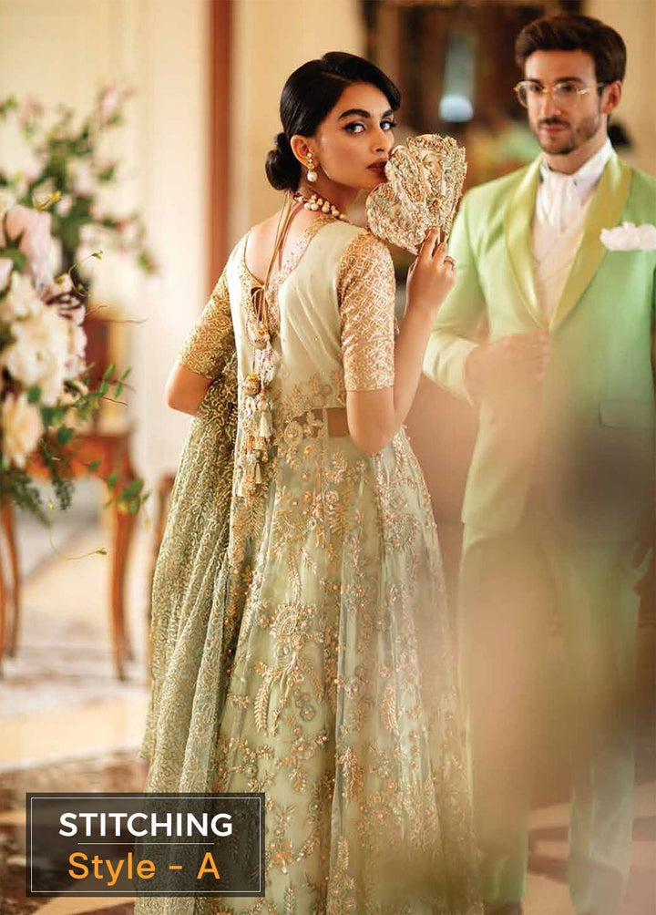 Serendipity by Mushq Embroidered Net Suits Unstitched 4 Piece MQ22S TDL22-07 Julie - Luxury Wedding Collection