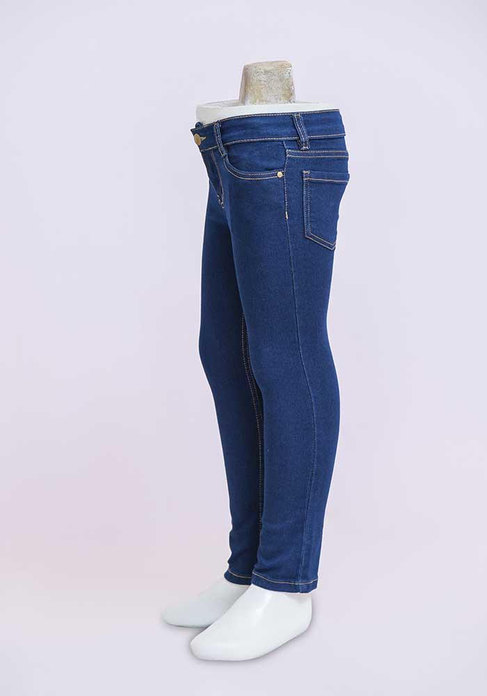 Ochre RTW Solids Girls Denim 1 Piece Girls Jeans - Summer Collection