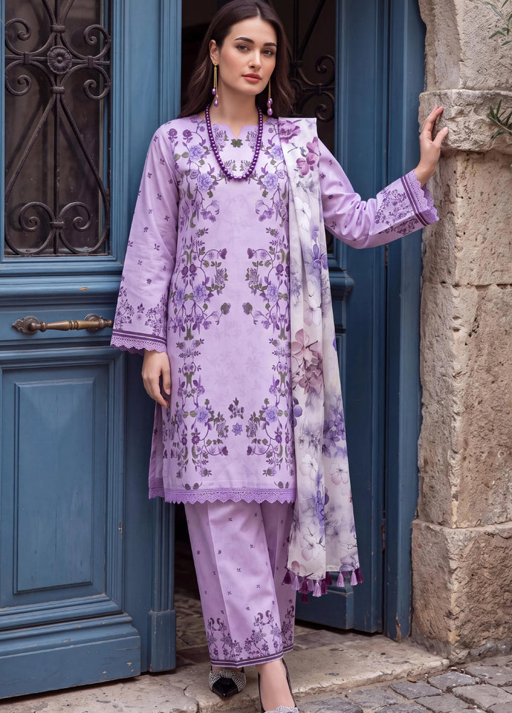Coco by Al Zohaib Unstitched Printed Cambric 3 Piece Suit AZ26UCC D-03 - Casual Collection