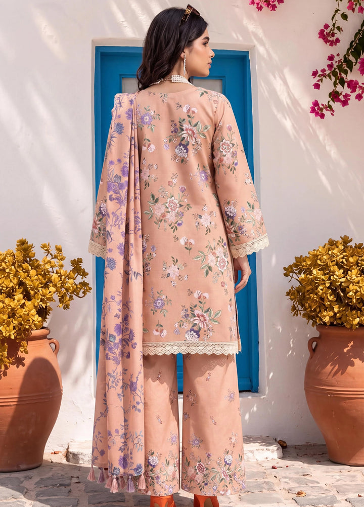 Coco by Al Zohaib Unstitched Printed Cambric 3 Piece Suit AZ26UCC D-10 - Casual Collection