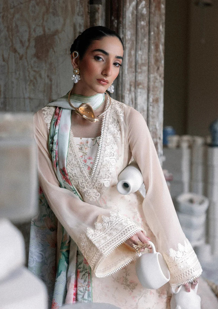 Lady Aik by AIK Atelier Unstitched Embroidered Chiffon 3 Piece Suit AIK26ULA 01 - Festive Collection