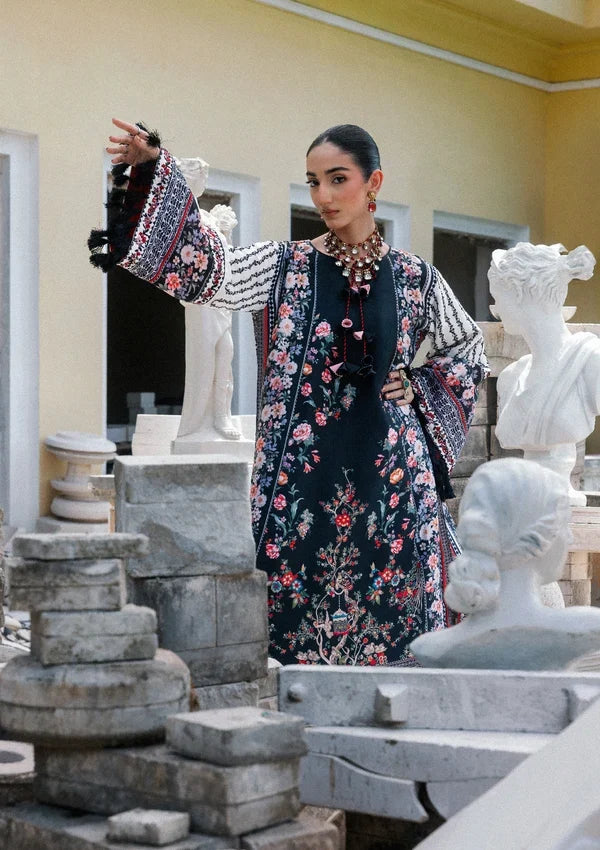 Lady Aik by AIK Atelier Unstitched Printed Silk 2 Piece Suit AIK26ULA 02 - Festive Collection