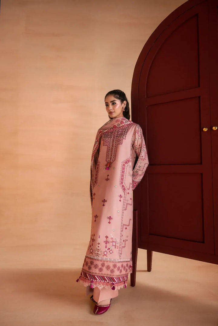 One Nation by Florent Unstitched Embroidered Viscose 3 Piece Suit FL26UON Zimal - Casual Collection