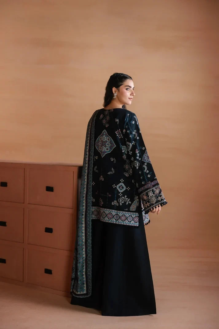 One Nation by Florent Unstitched Printed Viscose 3 Piece Suit FL26UON Parisa - Casual Collection