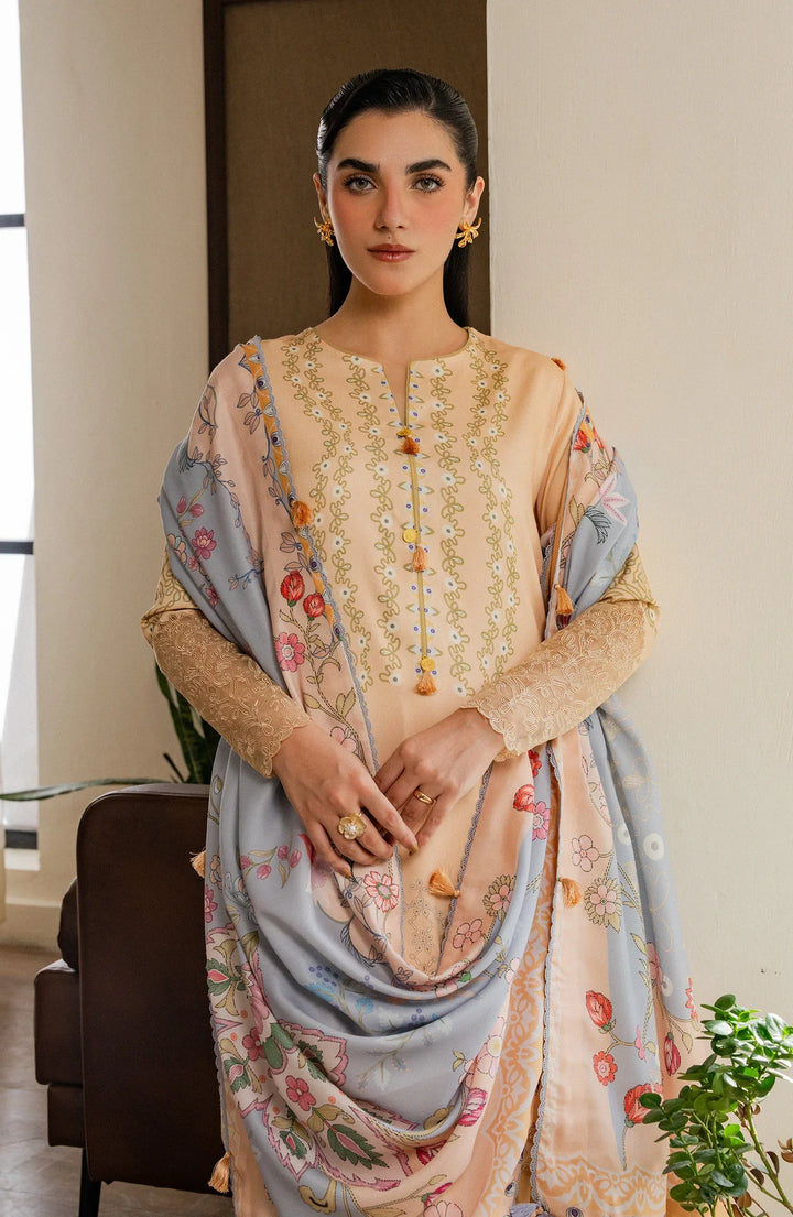 Bellini by Seran Unstitched Printed Corduroy 3 Piece Suit SN26UBW Aveline D-01 - Winter Collection