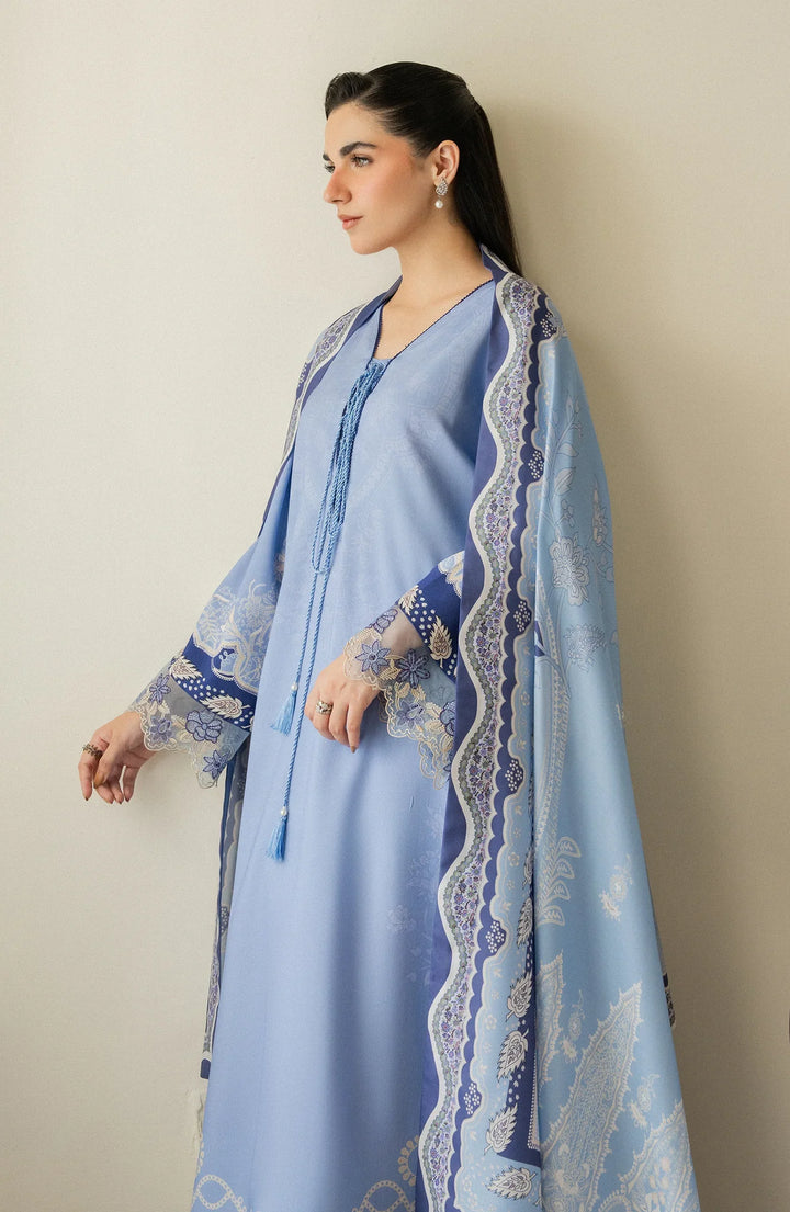 Bellini by Seran Unstitched Embroidered Viscose 3 Piece Suit SN26UBW Elvie D-06 - Winter Collection