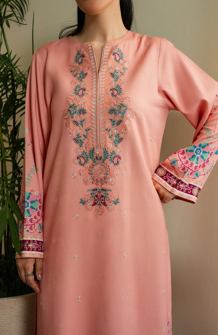 Bellini by Seran Unstitched Embroidered Corduroy 3 Piece Suit SN26UBW VIERA D-10 - Winter Collection