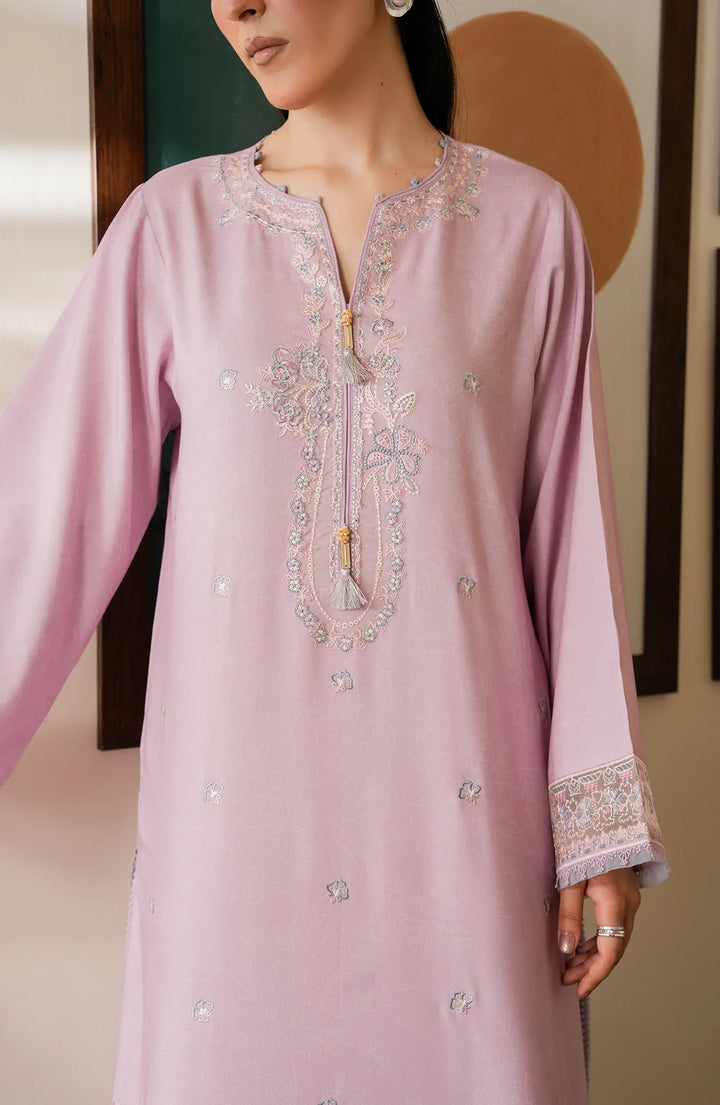 Bellini by Seran Unstitched Embroidered Viscose 3 Piece Suit SN26UBW Elaris D-02 - Winter Collection