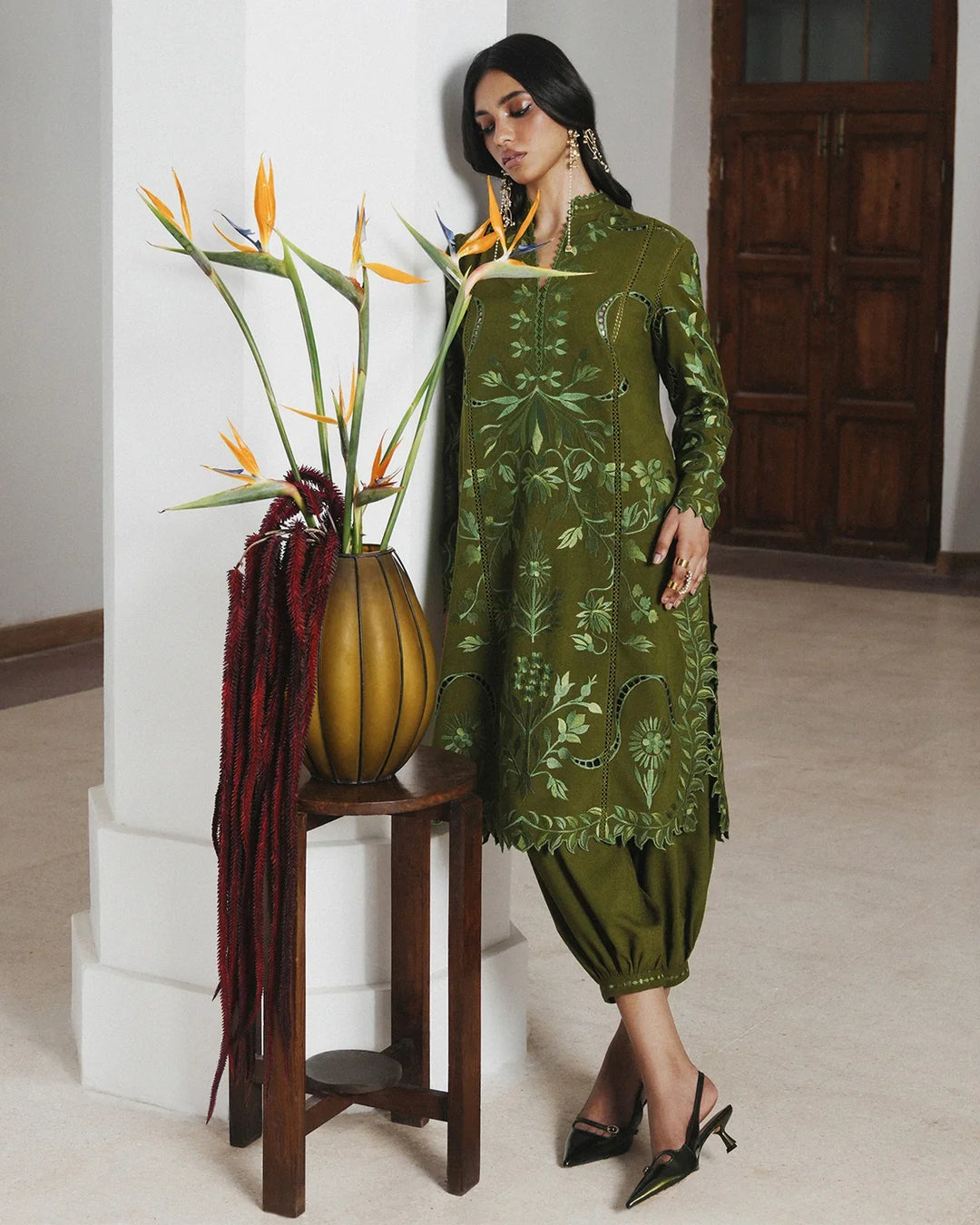 Jugnu by Hussain Rehar Unstitched Embroidered Karandi 3 Piece Suit HR26UJK Zinia - Winter Collection