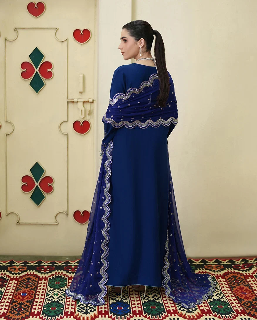 Mahenoor by Roheenaz Unstitched Embroidered Raw Silk 3 Piece Suit RN26UMR Husn Ara RUNES260103 - Festive Collection