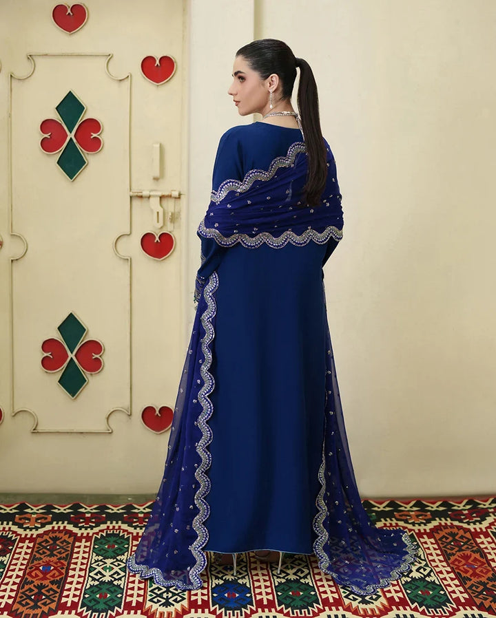 Mahenoor by Roheenaz Unstitched Embroidered Raw Silk 3 Piece Suit RN26UMR Husn Ara RUNES260103 - Festive Collection