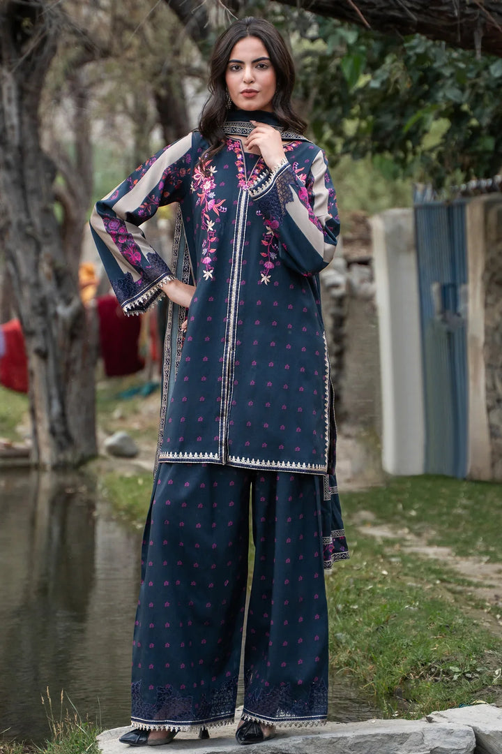 Aniiq by Charizma Unstitched Embroidered Linen 3 Piece Suit CHR26UAL ANW7-11 - Casual Collection
