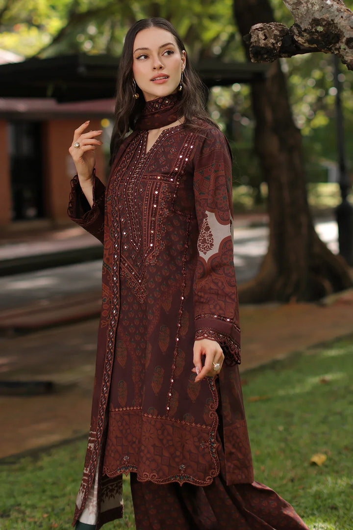 Aniiq by Charizma Unstitched Embroidered Linen 3 Piece Suit CHR26UAL ANW7-13 - Casual Collection