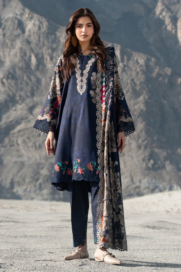 Aniiq by Charizma Unstitched Embroidered Linen 3 Piece Suit CHR26UAL ANW7-14 - Casual Collection