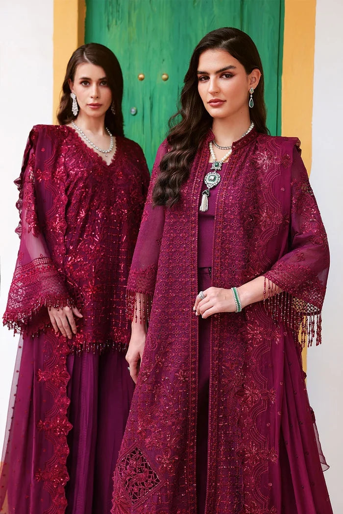Lumiere by Saira Rizwan Unstitched Embroidered Bamber Chiffon 3 Piece Suit SR26ULF Willow SRL26-04 - Festive Collection
