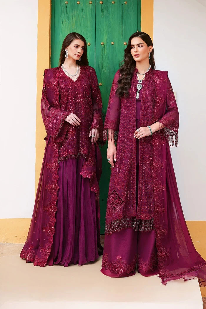 Lumiere by Saira Rizwan Unstitched Embroidered Bamber Chiffon 3 Piece Suit SR26ULF Willow SRL26-04 - Festive Collection