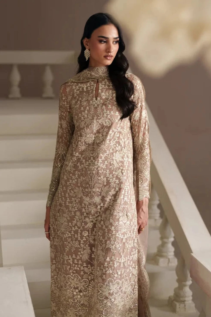 Modern Heirloom by Emaan Adeel Unstitched Embroidered Chiffon 3 Piece Suit EA26UMH Pearl Reverie - Festive Collection