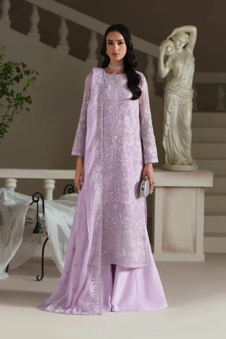 Modern Heirloom by Emaan Adeel Unstitched Embroidered Chiffon 3 Piece Suit EA26UMH Emmeline - Festive Collection