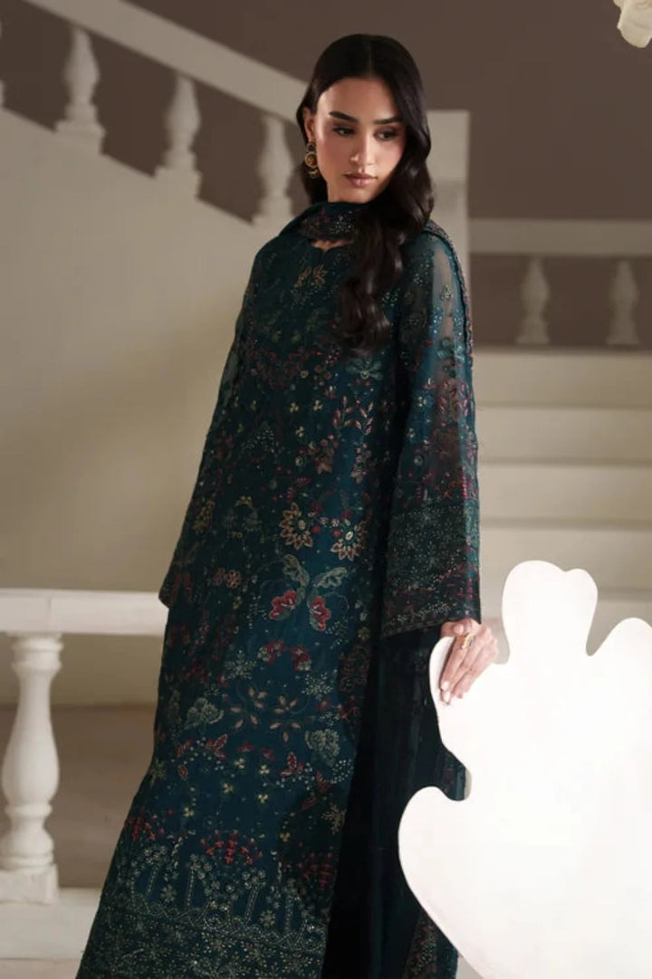Modern Heirloom by Emaan Adeel Unstitched Embroidered Chiffon 3 Piece Suit EA26UMH Antique Charm - Festive Collection