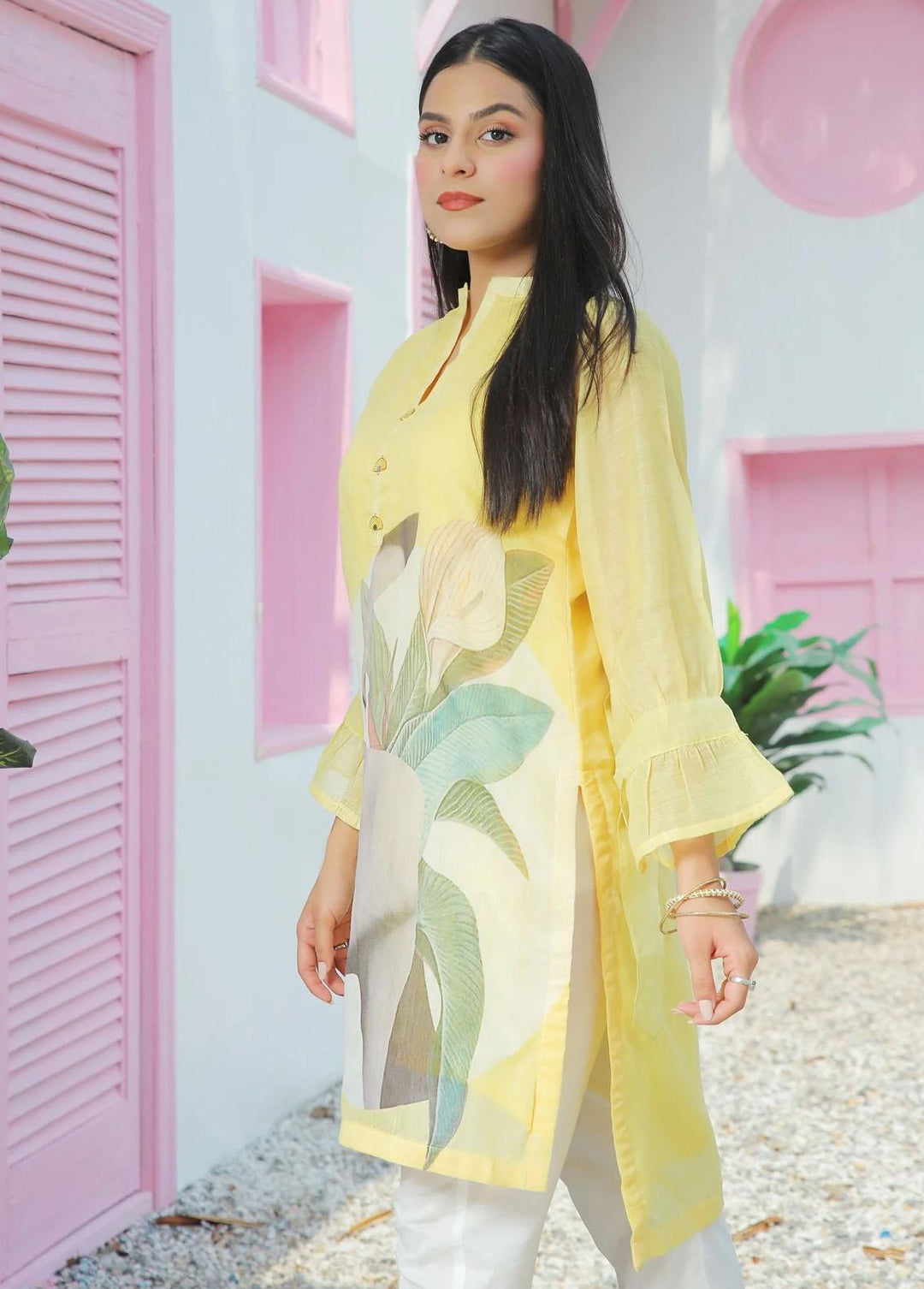 73 Degree  Pret Casual Cotton Kurti A-953 Sunrise