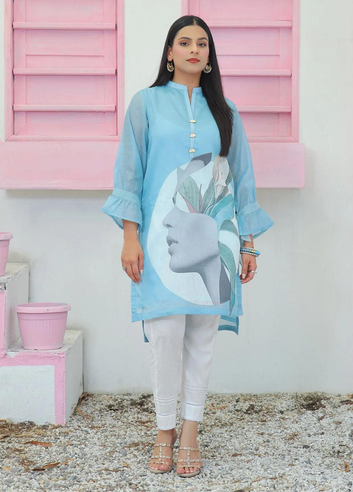 73 Degree  Pret Embroidered Cotton Kurti A-954 Berylline