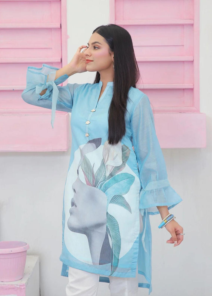 73 Degree  Pret Embroidered Cotton Kurti A-954 Berylline